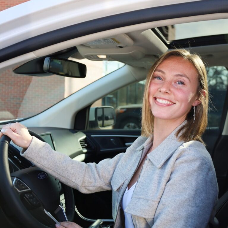 Bill Brown Ford Customer in new Ford