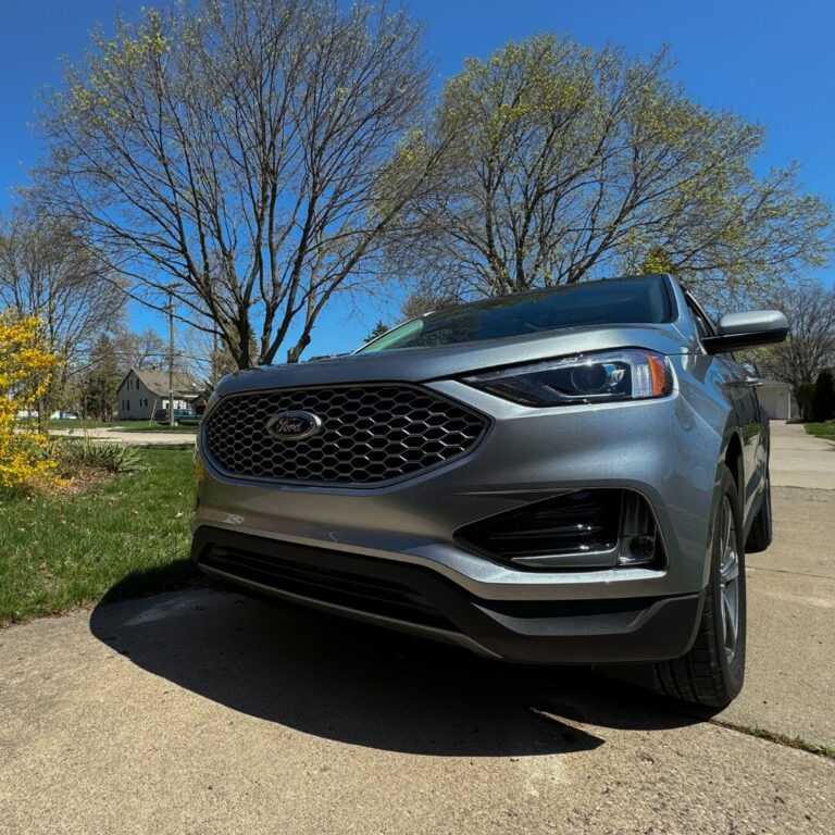 2024 Ford Edge parked at Bill Brown Ford in Livonia, MI, available for exclusive Ford July deals & Incentives